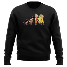 Camisola Son Goku “A Teoria da Evolução Saiyajin” – Dragon Ball Z de parodia