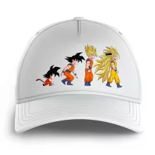 Bonés de Verão para crianças Son Goku “A Teoria da Evolução Saiyajin” – Dragon Ball Z de parodia