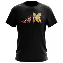 T-shirt Son Goku “A Teoria da Evolução Saiyajin” – Dragon Ball Z de parodia