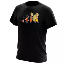 T-shirt Son Goku “A Teoria da Evolução Saiyajin” – Dragon Ball Z de parodia