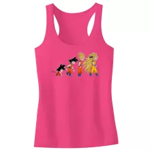 Camisola de alças crianças raparigas Son Goku “A Teoria da Evolução Saiyajin” – Dragon Ball Z de parodia