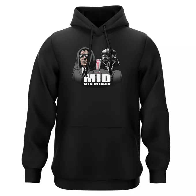 Camisolas com capuz Paródia Guerra das Estrelas Darth Vader e Palpatine X MIB: Homens de Negro