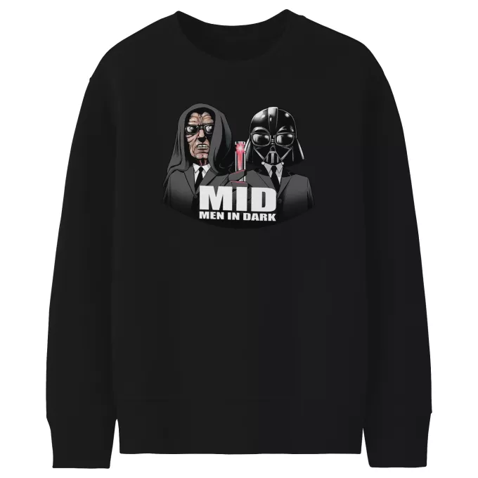 Camisolas para crianças Paródia Guerra das Estrelas Darth Vader e Palpatine X MIB: Homens de Negro