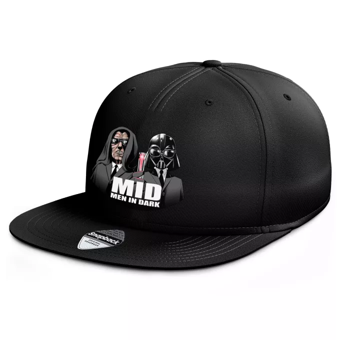 Boné de Rapper Paródia Guerra das Estrelas Darth Vader e Palpatine X MIB: Homens de Negro
