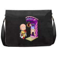 Bolso bandolera parodia de One-Punch Man - Saitama (Bolso bandolera de primera calidad - impresa en Francia - Réf : 912)