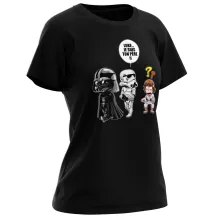 T-shirt Femme Dark Vador « Luke...Je suis ton père !! » – Parodie Star Wars