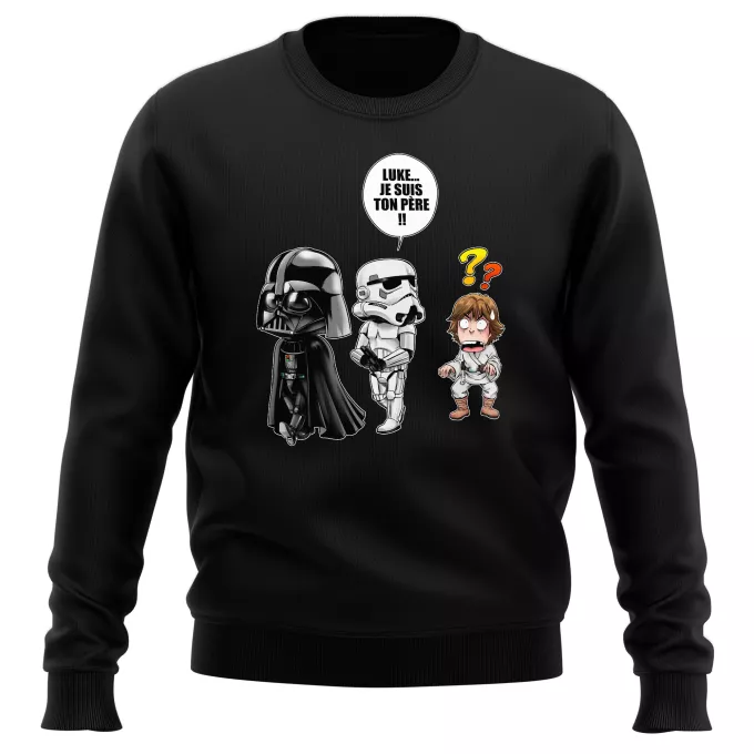 Pulls Parodie Star Wars Luke...Je suis ton père !! - Dark Vador, un Storm Trooper