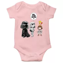 Body bébé (Filles) Dark Vador « Luke...Je suis ton père !! » – Parodie Star Wars