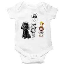 Body bébé Dark Vador « Luke...Je suis ton père !! » – Parodie Star Wars