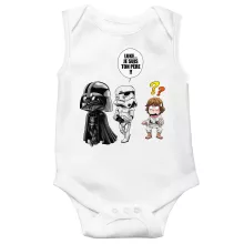 Body bébé Dark Vador « Luke...Je suis ton père !! » – Parodie Star Wars