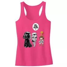 Débardeur Enfant Fille Dark Vador « Luke...Je suis ton père !! » – Parodie Star Wars