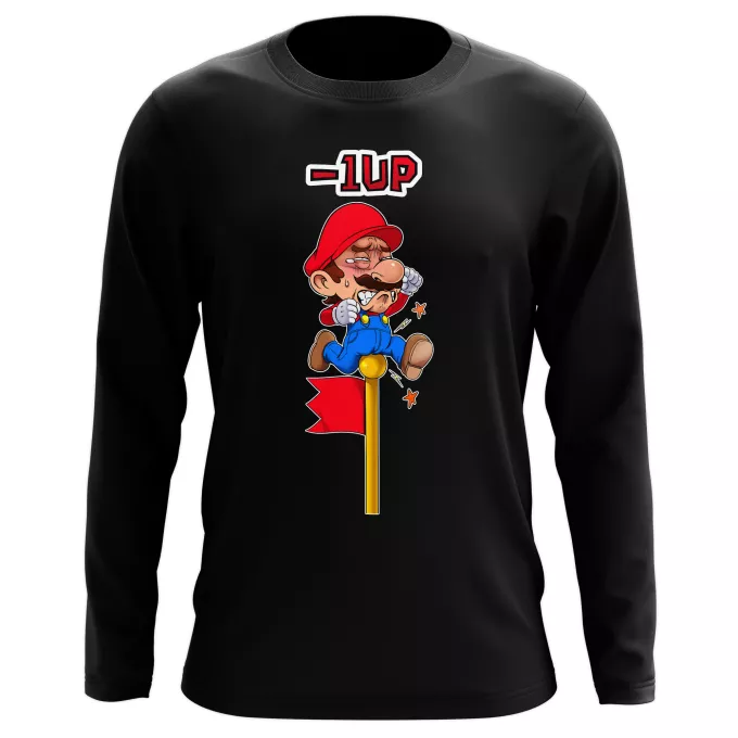 Magliette a maniche lunge Paoridia Super Mario Mario