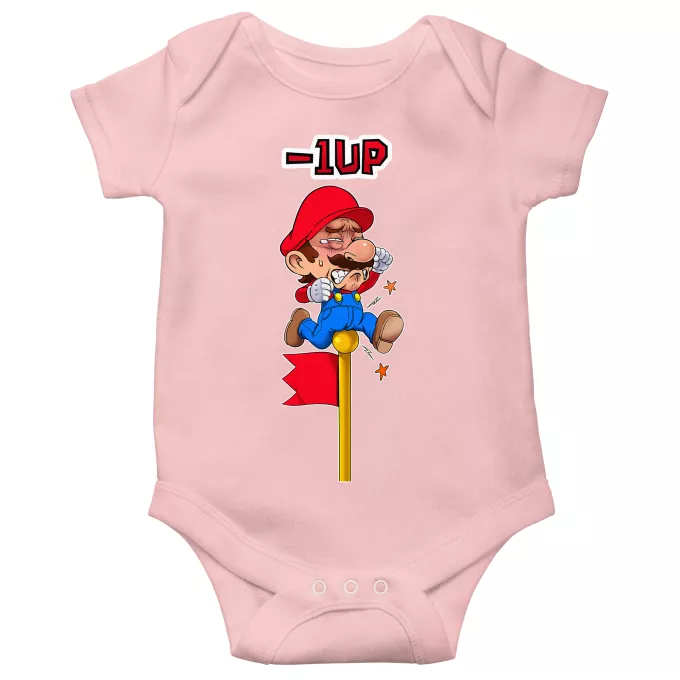 Body per bambini a maniche corte (bimba) Paoridia Super Mario Mario
