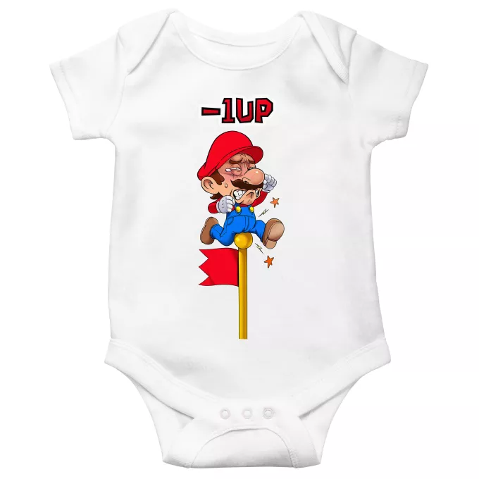 Body per bambini a maniche corte Paoridia Super Mario Mario