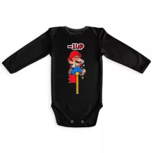 Long sleeve Baby Bodysuits Video Games Parodies