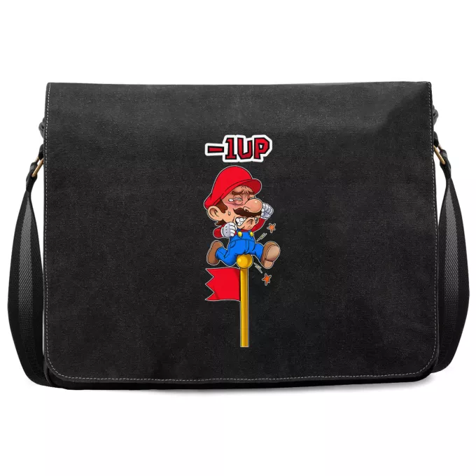 Borsa Da Postino In Tela Paoridia Super Mario Mario