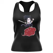 Sasuke Women's Tank Top “Sasuke and Son Goku” – Naruto parody