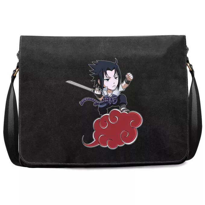 Premium Messengerväskor Parodi Naruto Sasuke och Son Goku