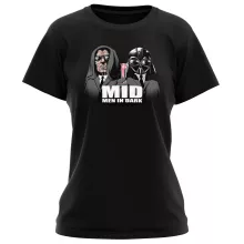 Camiseta Mujer Dark Vader “Dark Vader, Dark Sidious X MIB: Hombres de negro” – Parodia de Star Wars