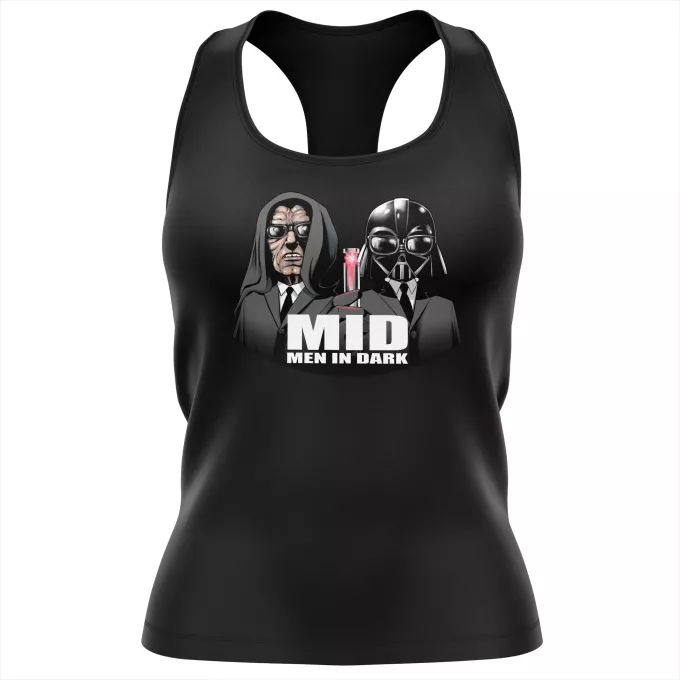 Canotte da Donne Paoridia Star Wars Darth Vader e Darth Sidious X Men In Black