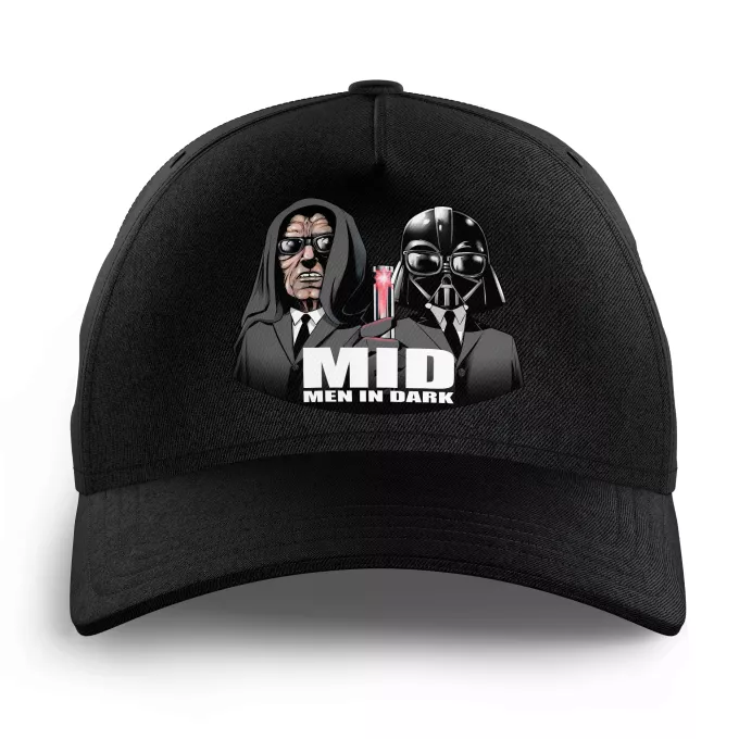 Gorras Niños Parodia Star Wars Dark Vader, Dark Sidious X MIB: Hombres de negro