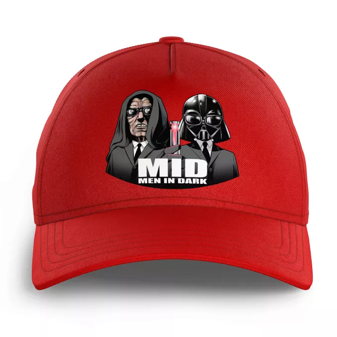 Casquettes Enfants Parodie Star Wars Men In Dark !! - Dark Vador, Dark Sidious se prenant pour des Men In Black