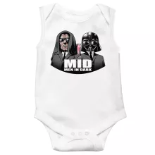 Body bébé Dark Vador « Men In Dark !! » – Parodie Star Wars