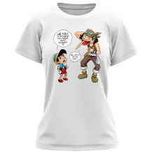 T-shirt Femme Usopp « Menteur, Menteur ! » – Parodie One Piece