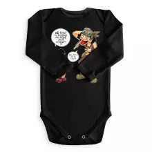 Body bébé manches longues Usopp « Menteur, Menteur ! » – Parodie One Piece