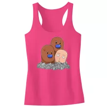Canotta per bambine e ragazze Saitama “Saitama e Dugtrio” – Parodia dei One-Punch Man