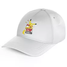 Casquette Enfant Pikachu « Stop à la Maltraitance animale !! » – Parodie Pokémon