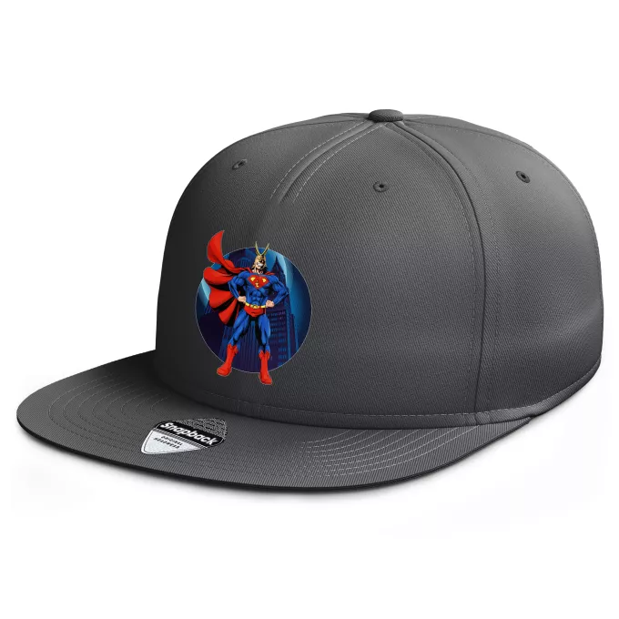 Gorra de rapero Parodia My Hero Academia All Might X Superman