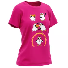 Porg Women T-shirt “Porg from Star Wars X Hamtaro X Dragon Ball Z X Madagascar Penguins” – Star Wars parody