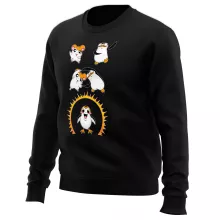 Porg Sweater “Porg from Star Wars X Hamtaro X Dragon Ball Z X Madagascar Penguins” – Star Wars parody