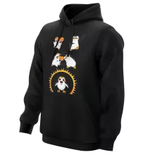 Felpa con cappuccio Porg “Porg di Star Wars e I pinguini di Madagascar e Hamtaro” – Parodia dei Star Wars