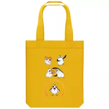 Borsa Tote Bag in cotone organico Parodie di Manga