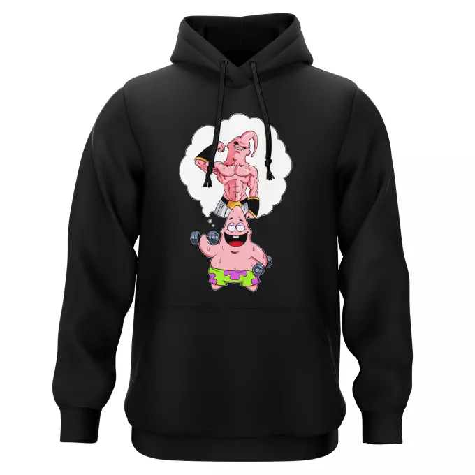 Felpe con cappuccio Paoridia Dragon Ball Z - DBZ Patrick Stella e Majin Bu