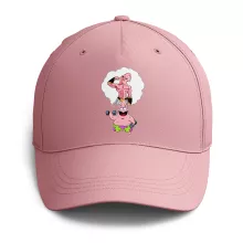 Dragon Ball Z - DBZ parodi Sakura Rosa Keps - Patrik Stjärna och Majin Buu (Högklassig Keps - Tryckt i Frankrike - Ref : 929)