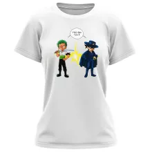 T-shirt Femme Zorro Roronoa « D'un Z qui veut dire... » – Parodie One Piece