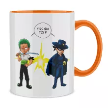 Mug Zorro Roronoa « D'un Z qui veut dire... » – Parodie One Piece