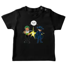 T-shirt bébé Zorro Roronoa « D'un Z qui veut dire... » – Parodie One Piece