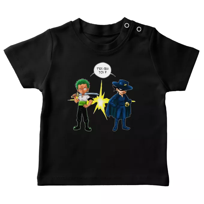 T-shirts bébé Parodie One Piece D'un Z qui veut dire... - Zorro Roronoa