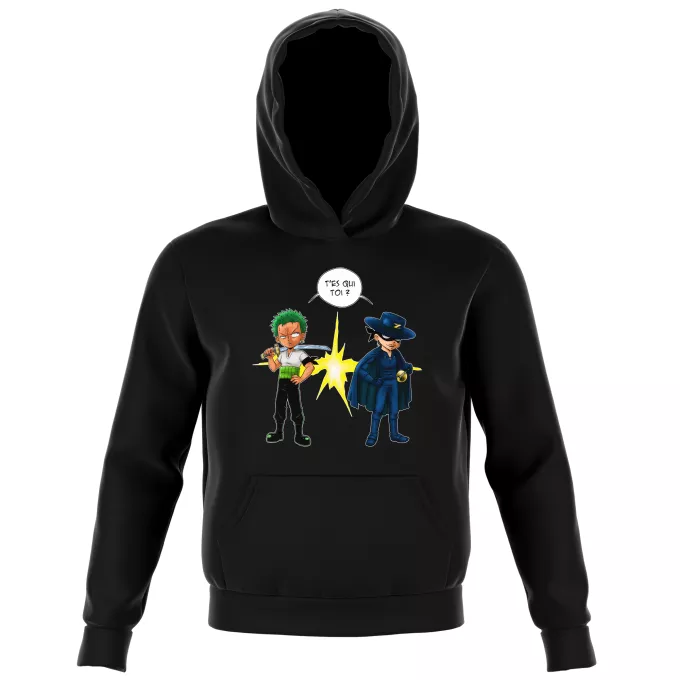 Sweat-shirts à Capuche Enfant Parodie One Piece D'un Z qui veut dire... - Zorro Roronoa