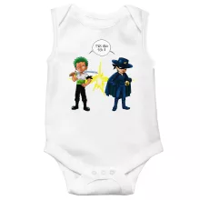 Body bébé Zorro Roronoa « D'un Z qui veut dire... » – Parodie One Piece