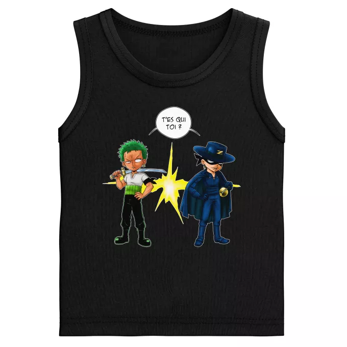 Débardeurs Enfants Garçons Parodie One Piece D'un Z qui veut dire... - Zorro Roronoa