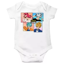 Body bébé Sangoku Super Saiyan God « Super God Parodie » – Parodie Dragon Ball Super