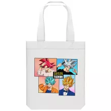 totebag Son Goku Super Saiyan God “Son Goku Super Saiyan God e Ultra Instinct” – Parodia dei Dragon Ball Super