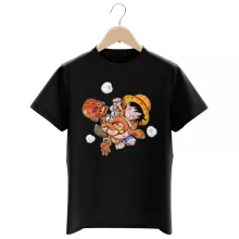 T-shirt Enfant Luffy « Baston élastique » – Parodie One Piece