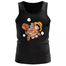 Luffy Tank Top “Luffy and Dhalsim” – One Piece parody