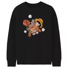 Ruffy Kinder Pullover “Ruffy und Dhalsim” – Parodie auf One Piece
